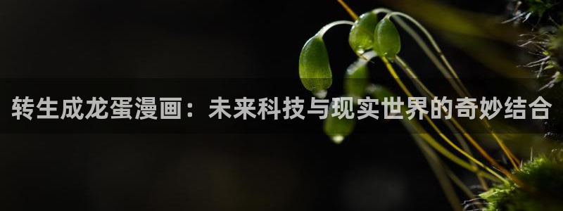 香蕉漫画在线免费观看：转生成龙蛋漫画：未来科技与现实世界的奇妙结合